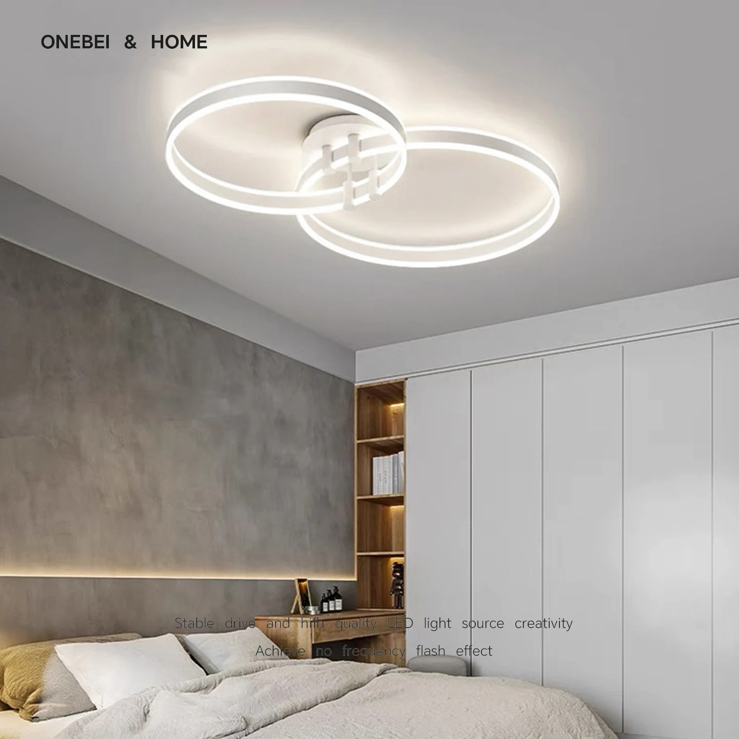 Minimalist Modern LED Ceiling Light Suitable For Living Room Bedroom Dining Room Kitchen With Adjustable Dimmable Lighting Lamp - view 5