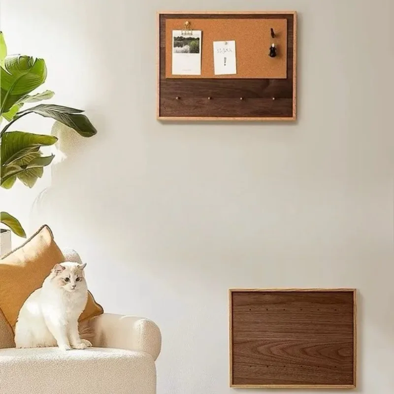 Коробка для электрического счетчика, декоративная крышка, пробковая фотостена, прихожая, доска для сообщений, распределительная коробка из цельного дерева, декоративное искусство