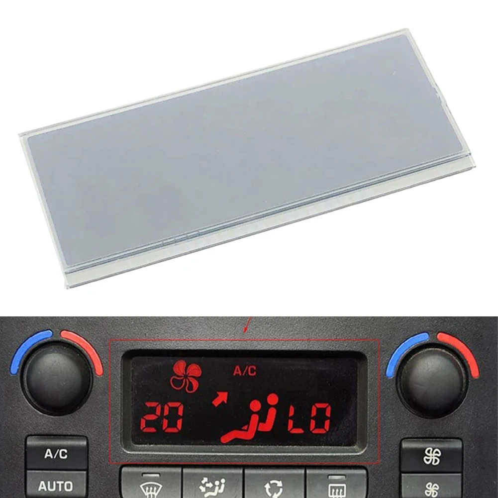 ACC Monitor Module Air Conditioning Panel LCD Display Screen For Peugeo 207 ACC Unit Red Background Clear Display For Gauge