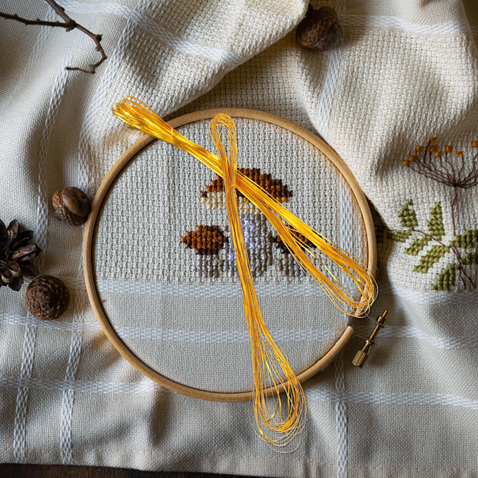 

2 Rolls Gold Aluminum for Jewelry Making DIY Sculpting Flexible Beading Bracelet Necklace Crafting Materials