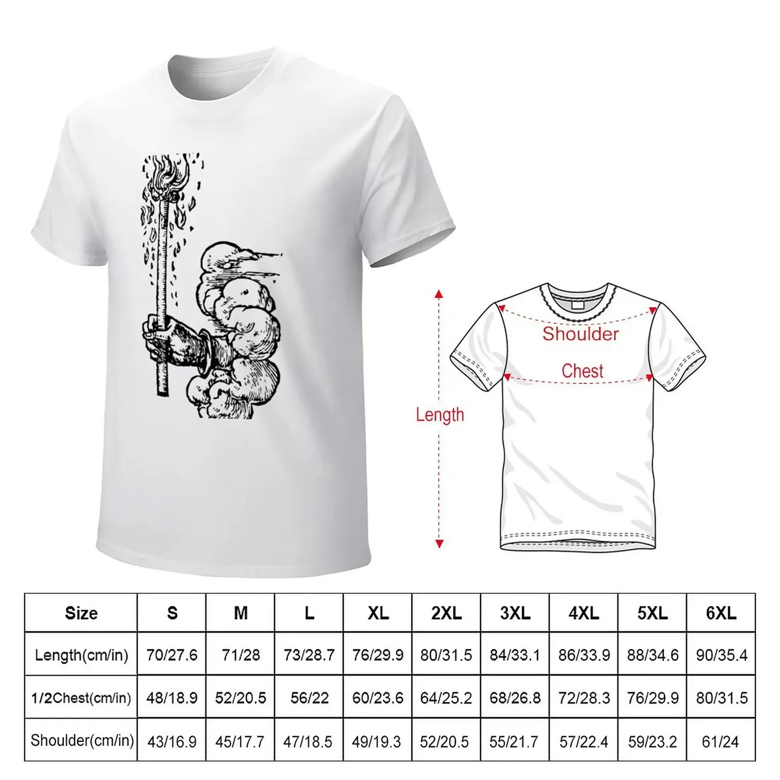 Devises Héro?ques - TorchLight (black) T-Shirt boys whites shirts graphic tees Men's t-shirts