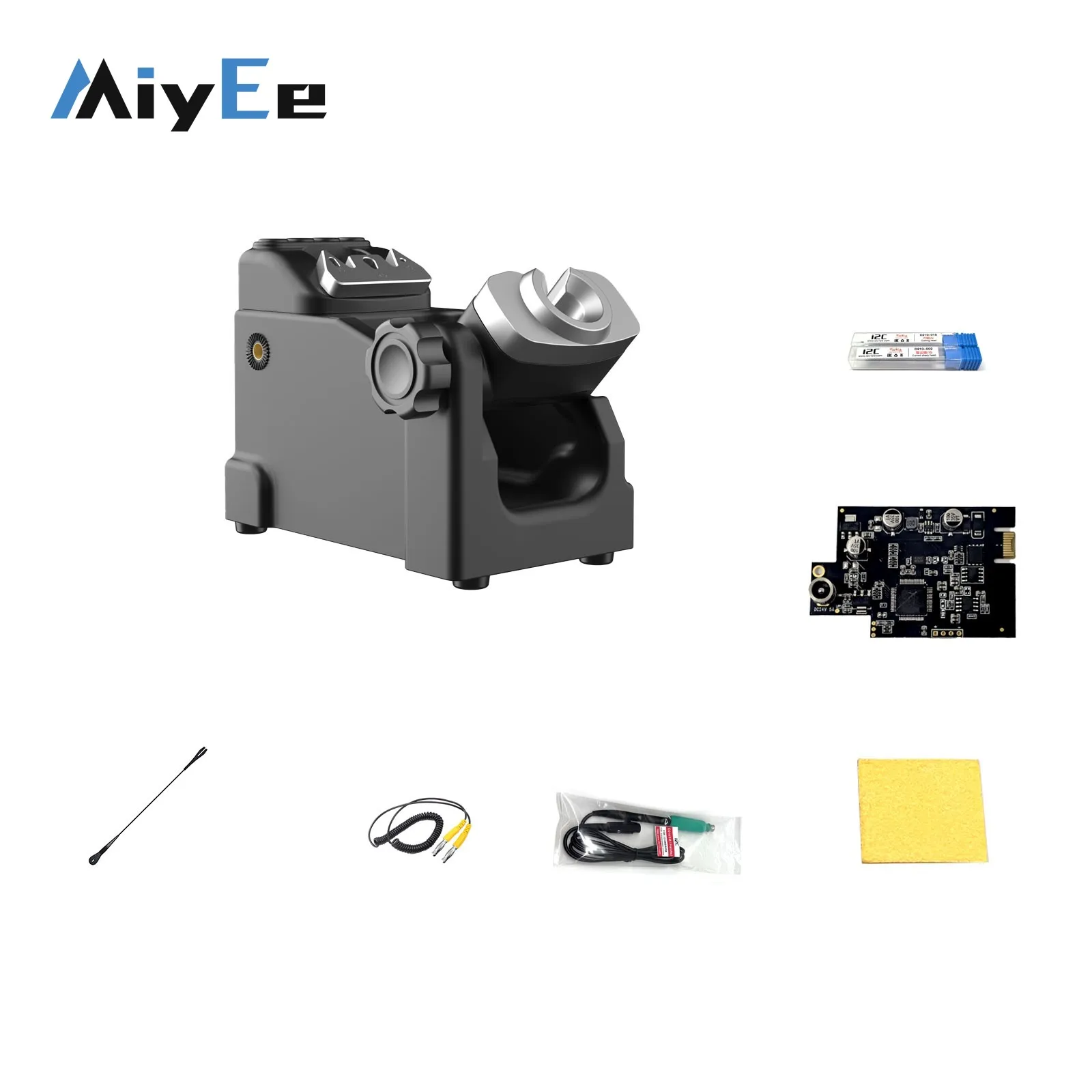 i2C C10 Precision Soldering Station with D115 Gold-Plated Handle, Waveform Ammeter for Mobile Phone Repair