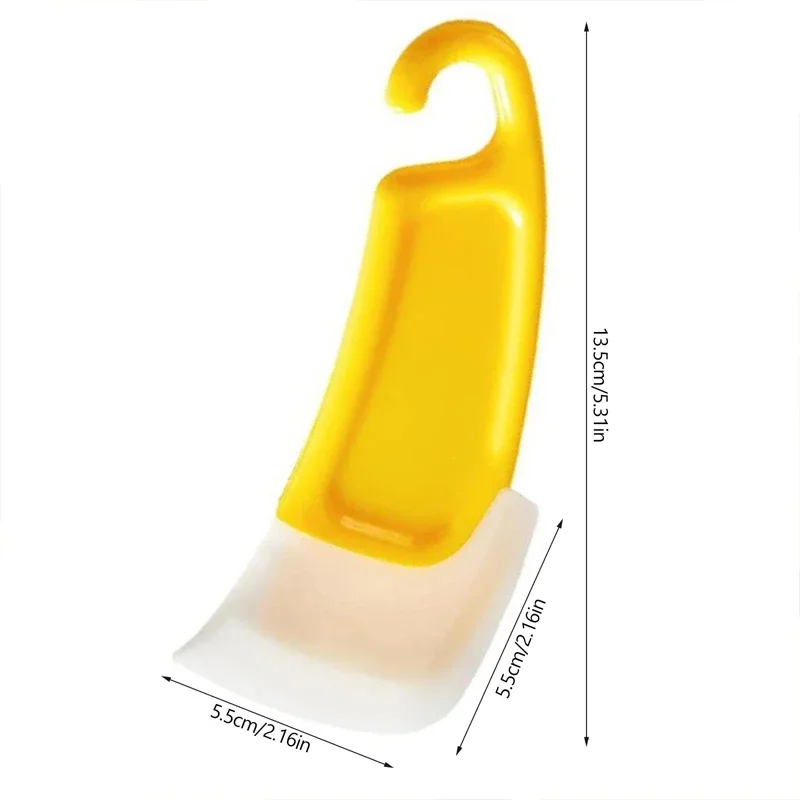 High-Temperature Resistant Silicone Scraper for Cleaning Dirty Pots and Oily Kitchen Surfaces