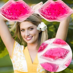 lips Ice Pack, Lip Shape Gel Ice Pack, Gel Ice Pack for Lip Filler After Care, Reusable Ice Pack Lip Shaped Pads