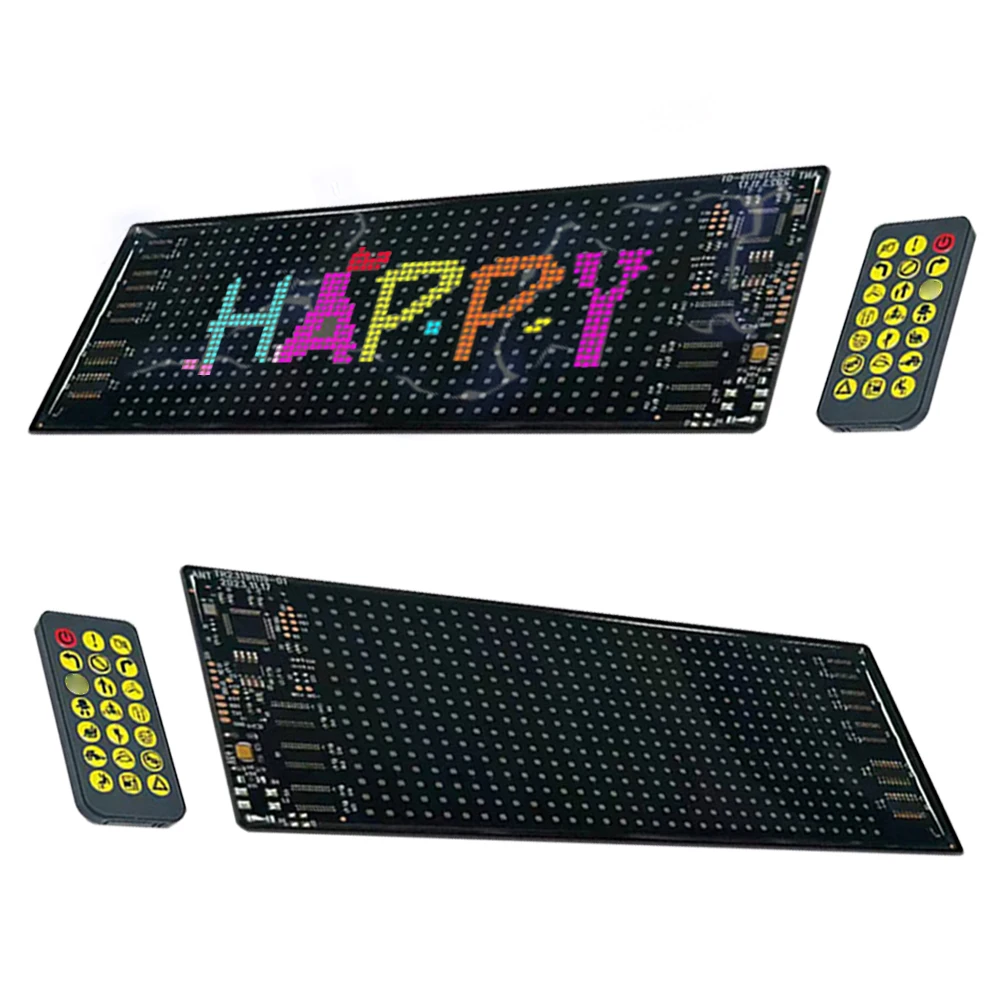 APP 제어 유연한 LED 매트릭스 패널 LED 디스플레이 화면 매장 호텔 바용 Bluetooth 호환 스크롤 광고 LED 사인