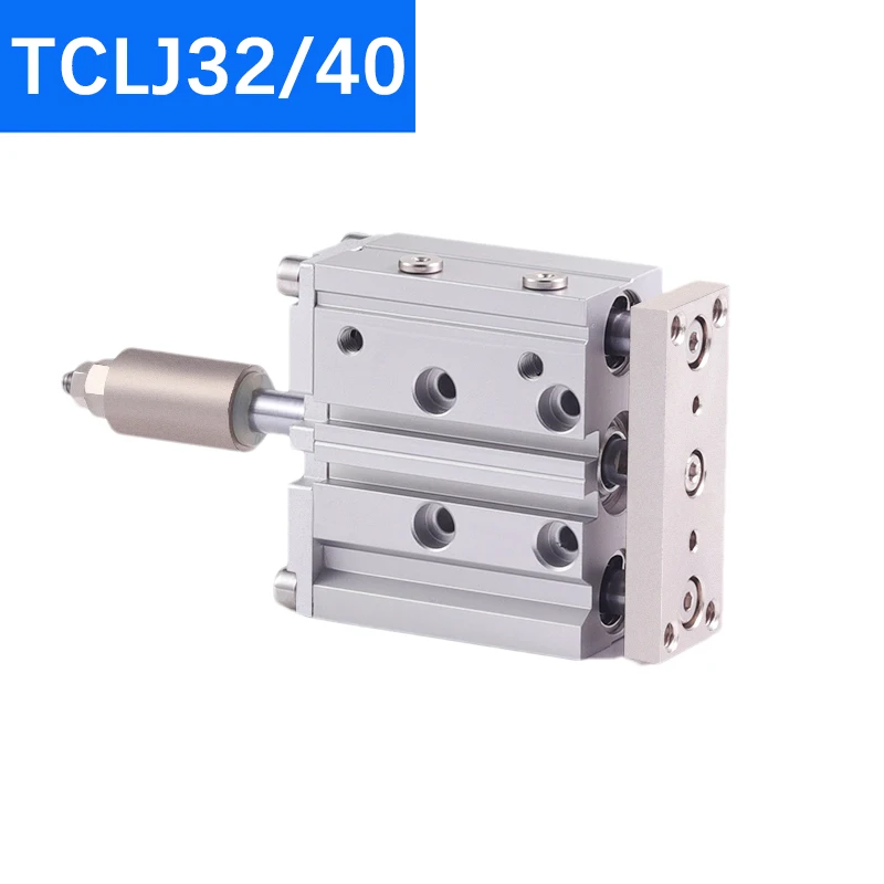 

TCLJ32 TCLJ40 Bore 10-175 Compact pneumatic air cylinder with guide rod cylinder TCLJ40-20 TCLJ32-20 TCLJ40-30