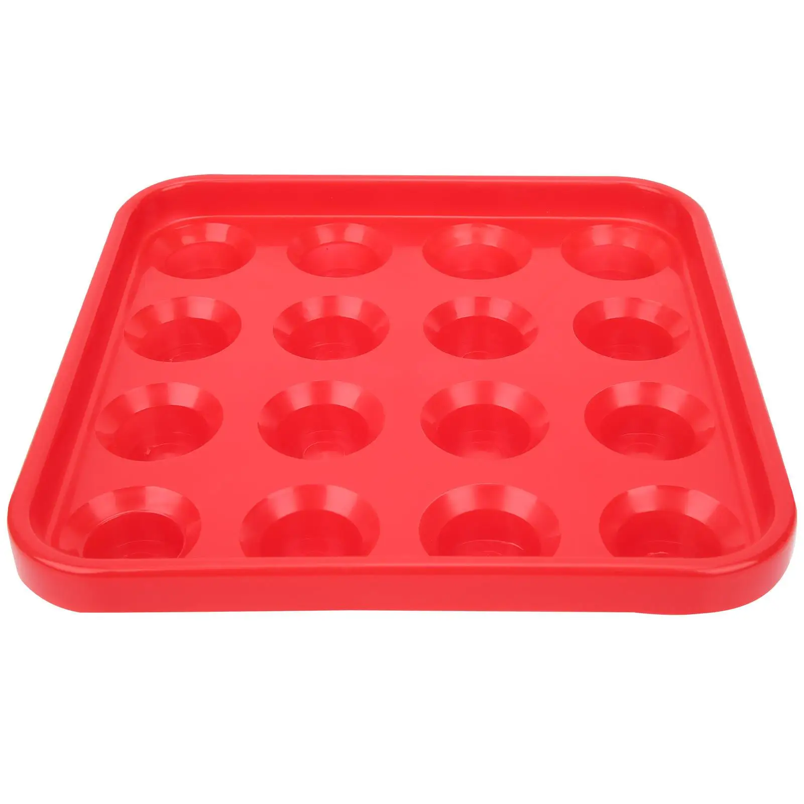 16 Holes Billiard Ball Storage Tray - Pool Snooker Ball Holder for Full Set Regulation Size