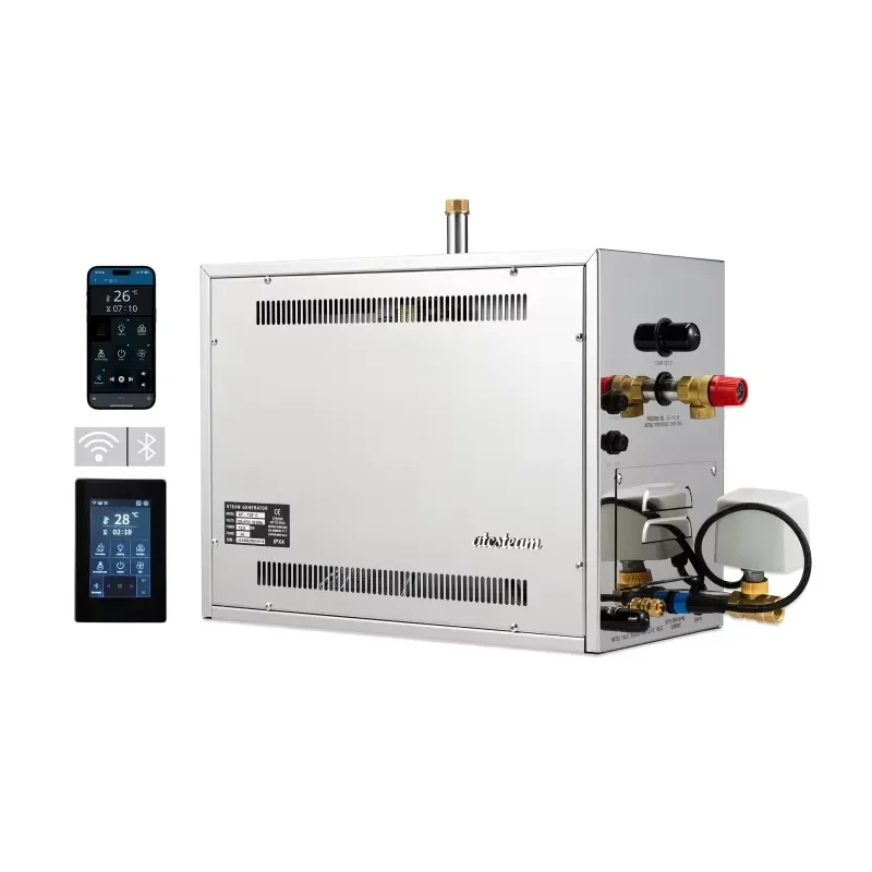 STROVAN Diooist Bluetooth App&WiFi 9kw Steam Generator for Turkish Bath Hammam