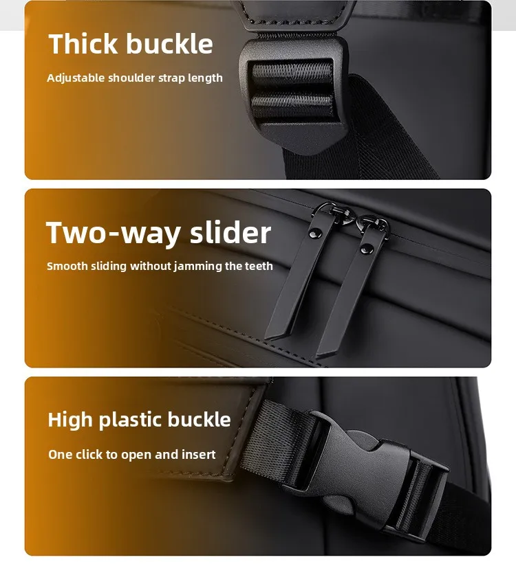 New Fashionable Men's Backpack, Multi-functional Waterproof Large-capacity Computer Bag, Business and Leisure Travel Backpack