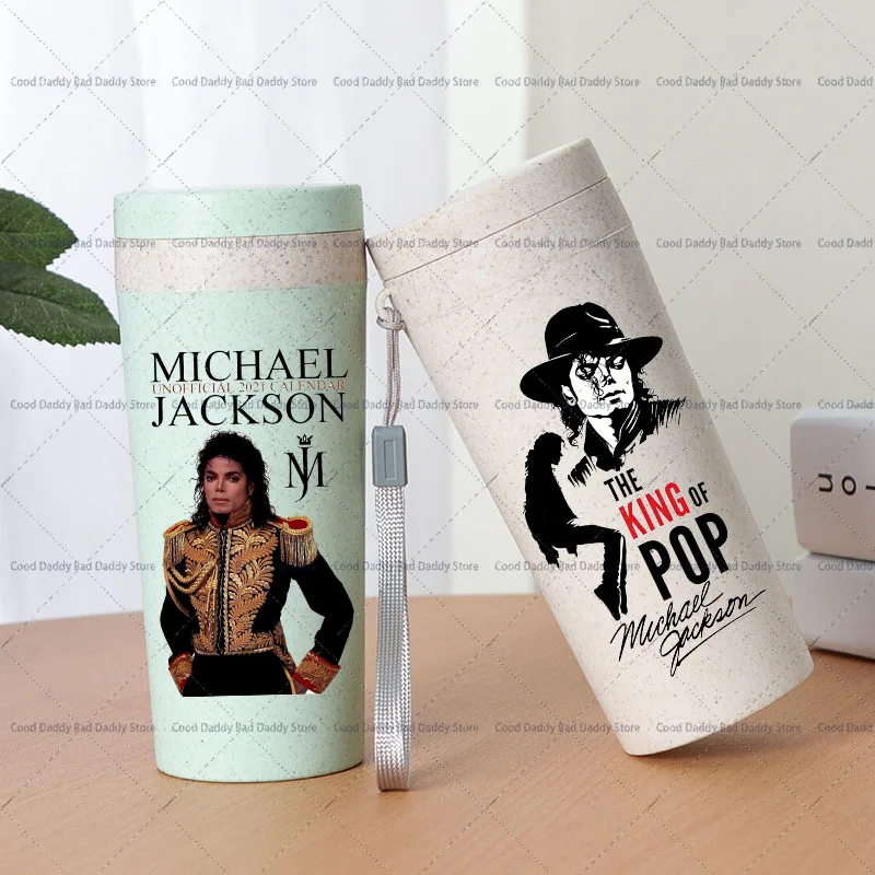 Кружка-из-пшеничной-соломы-superstar-michael-jackson-двухслойная-вакуумная-the-king-of-pop-mj-утолщенная-бутылка-для-воды-герметичная-для-кофе