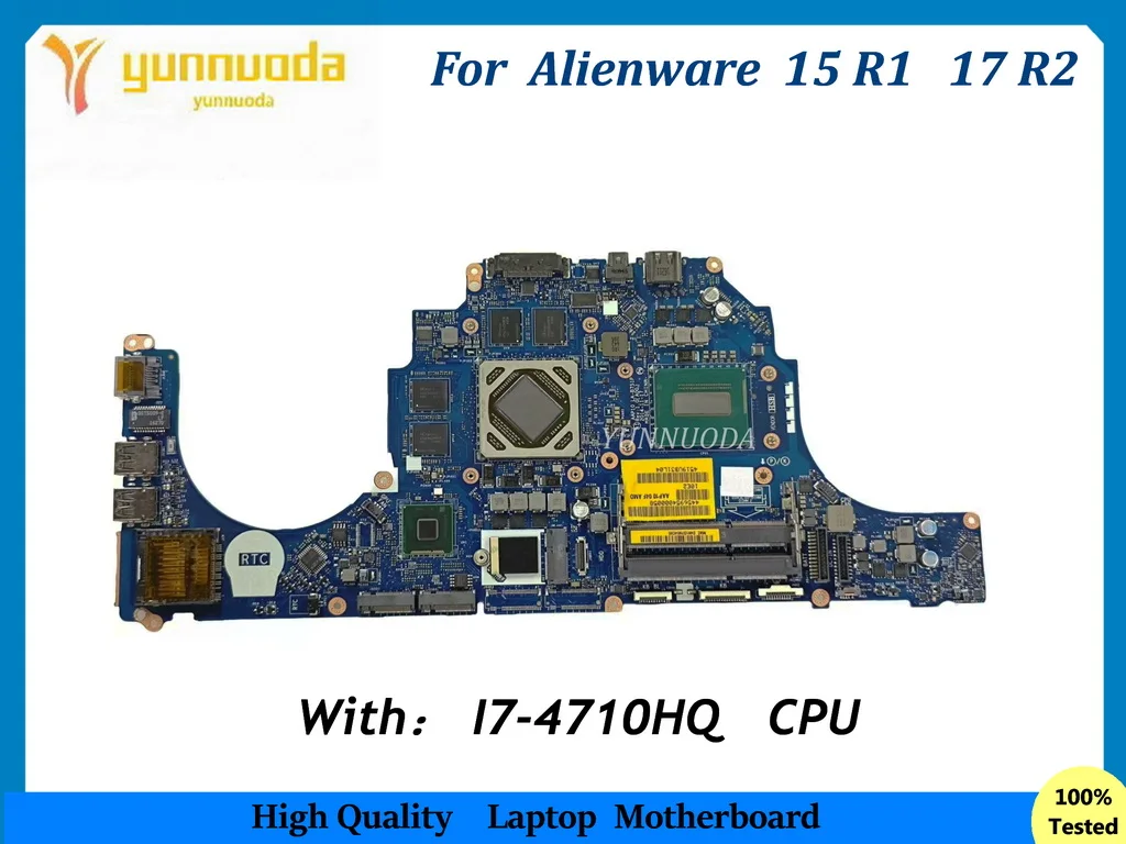 

AAP10 LA-B751P For DELL 15 R1 17 R2 CN-0JM7P2 0JM7P2 JM7P2 With SR1PX I7-4710HQ CPU Laptop Motherboard 100% Tested Good