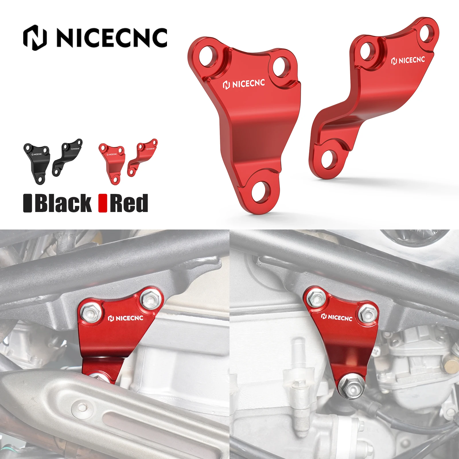 

NICECNC Aluminum Upper Engine Upper Mount Bracket For Honda TRX450R 2006-2009 TRX450ER 2006-2014 ATV Accessories