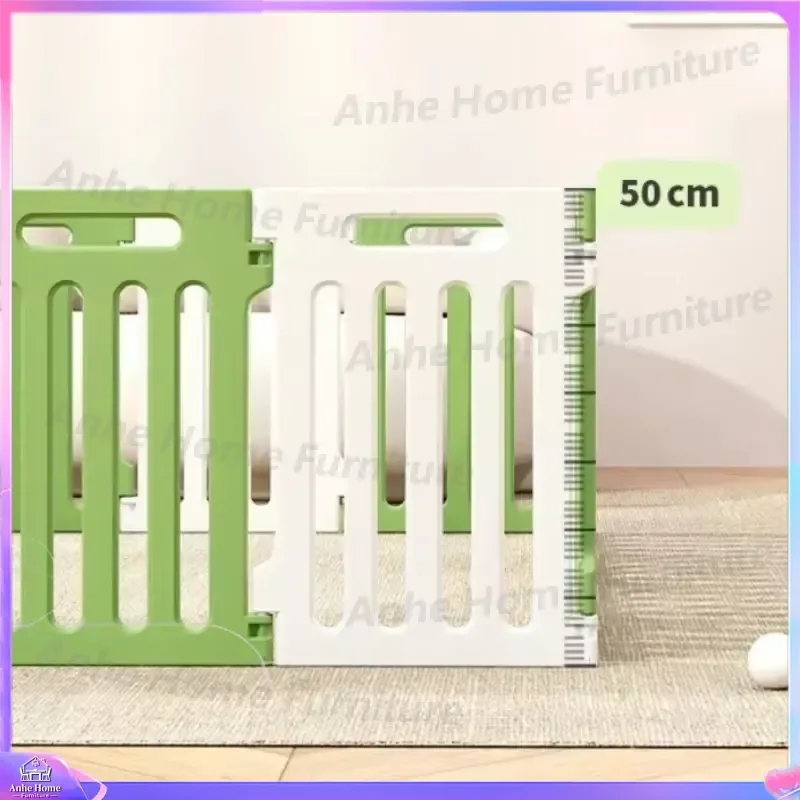 Portable Pet Indoor Isolation Fence Small Dog Cage Puppy Barrier Plastic Playpen 50cm Height Household Dog Fence Pet Products