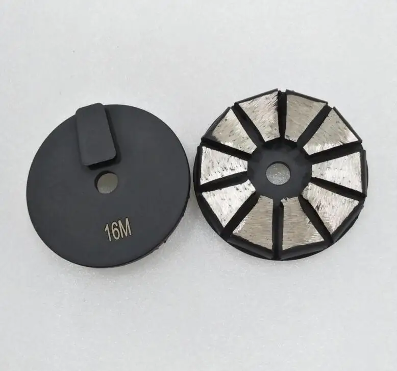 12 قطعة 3 ''بوصة ريدي قفل STI Terrco Klindex قرص طحن الماس 10 قطاعات شبه منحرف 83 مللي متر أدوات وسادة الخرسانة المعدنية #2