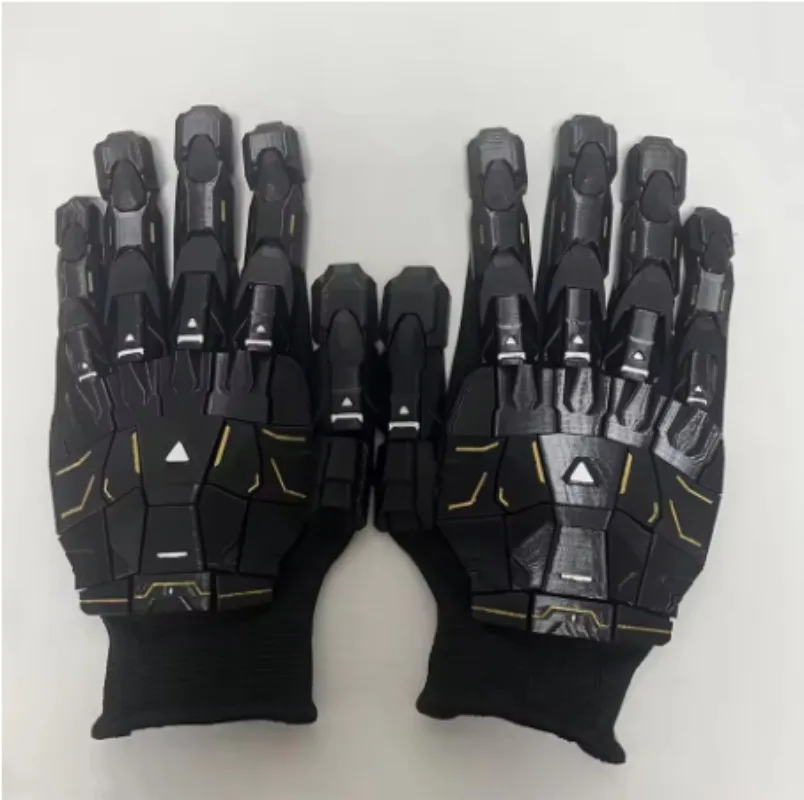 3D Printed Cyberpunk Mechanical Gloves, Classical Gothic Style Wearable Hand Armor, Exoskeleton Gloves