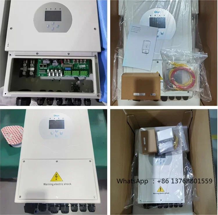 Deye Factory Direct shipping Sun-8K-Sg01lp1-EU Hybrid Inverter on Grid 8kw with ip65