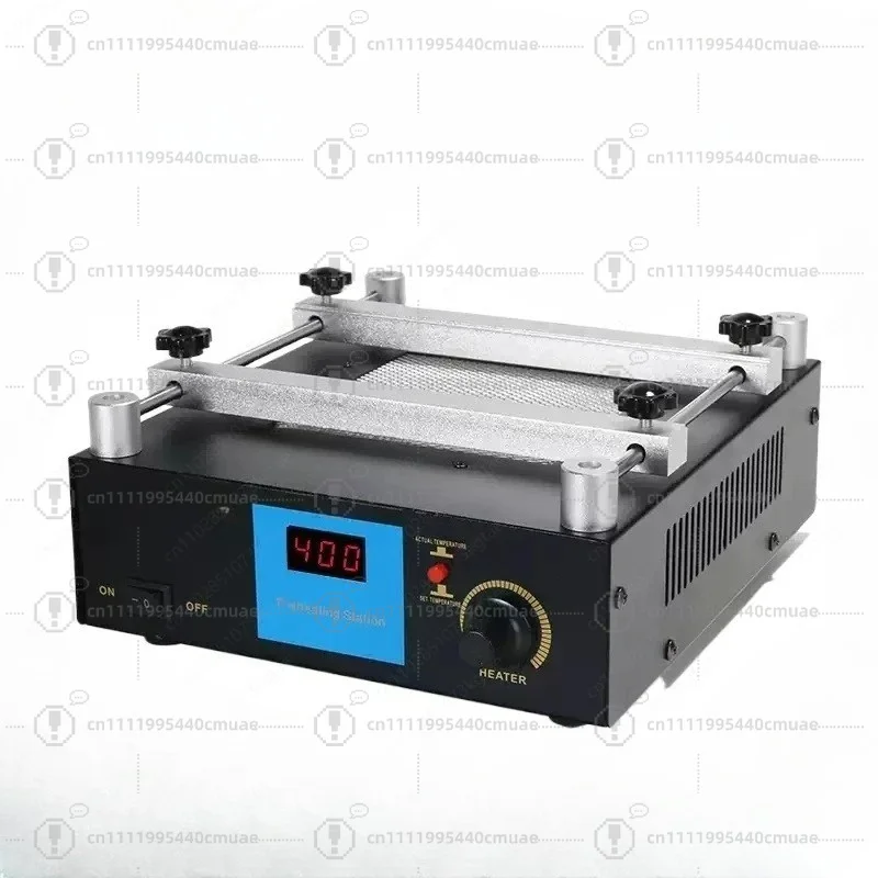 3-in-1 All-in-One BGA Rework Station with Hot Air Gun, Desoldering & Preheating Table for PCB Repair Soldering