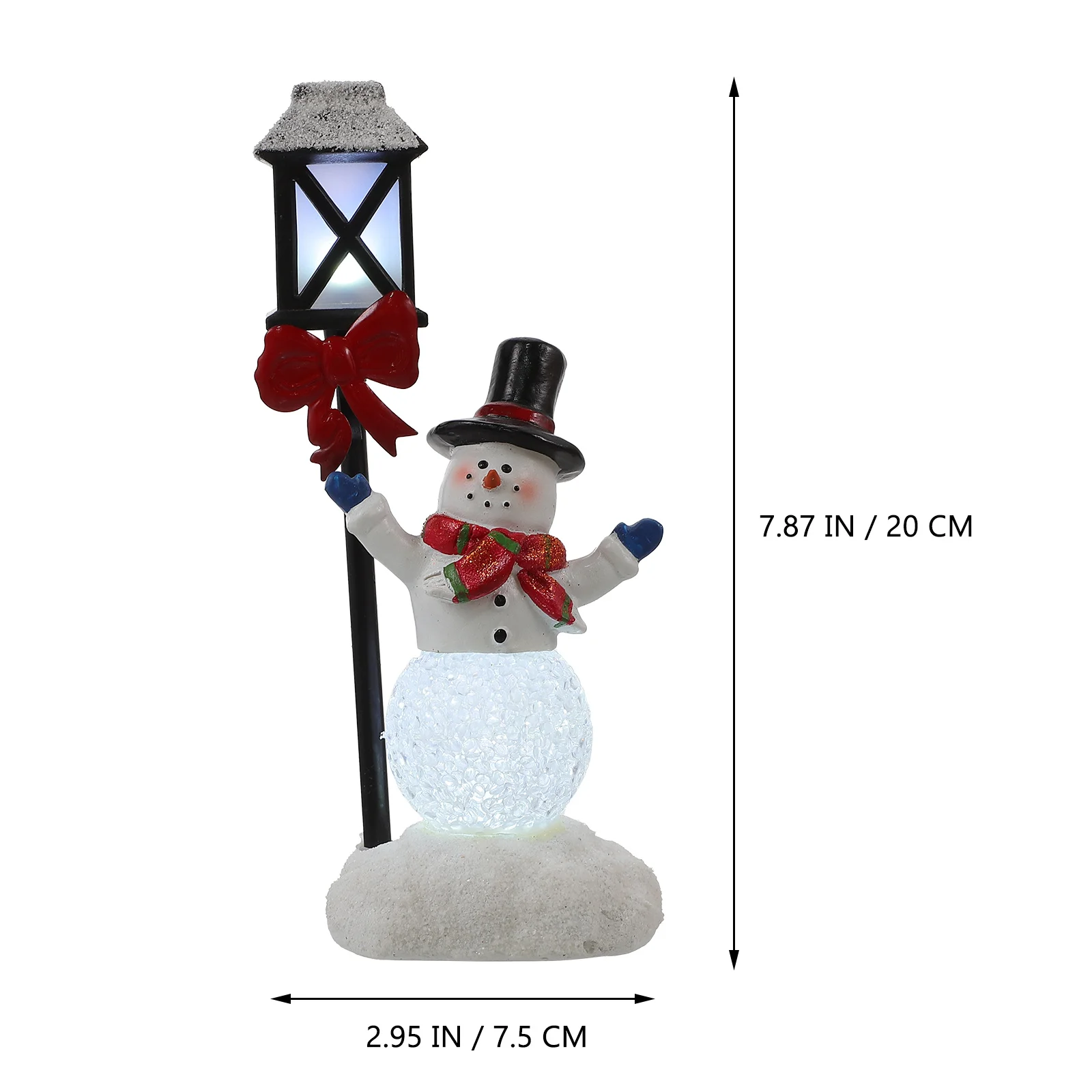 Luce notturna unica con pupazzo di neve di Natale, design raffinato, senza sbavature, superficie liscia, aspetto strutturato, luce natalizia per la casa, regalo per Natale