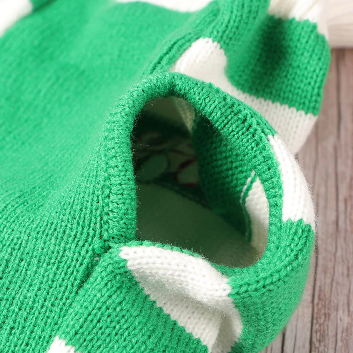 

Dog Sweater Elk Pattern Christmas Pullover Winter Clothes Green Size Knit Warm Puppy Clothing Pet Sweater