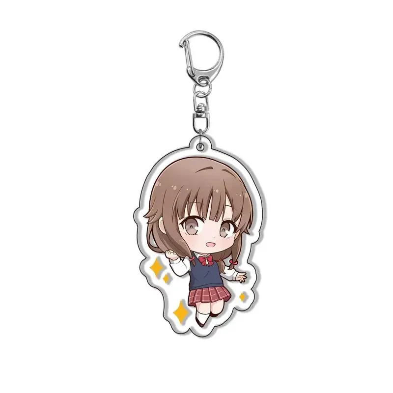 New Anime Mai Sakurajima Keychain Cosplay Azusagawa Sakuta Koga Tomoe Pendant Keychains Bag Accessories Car Key Ring Jewelry