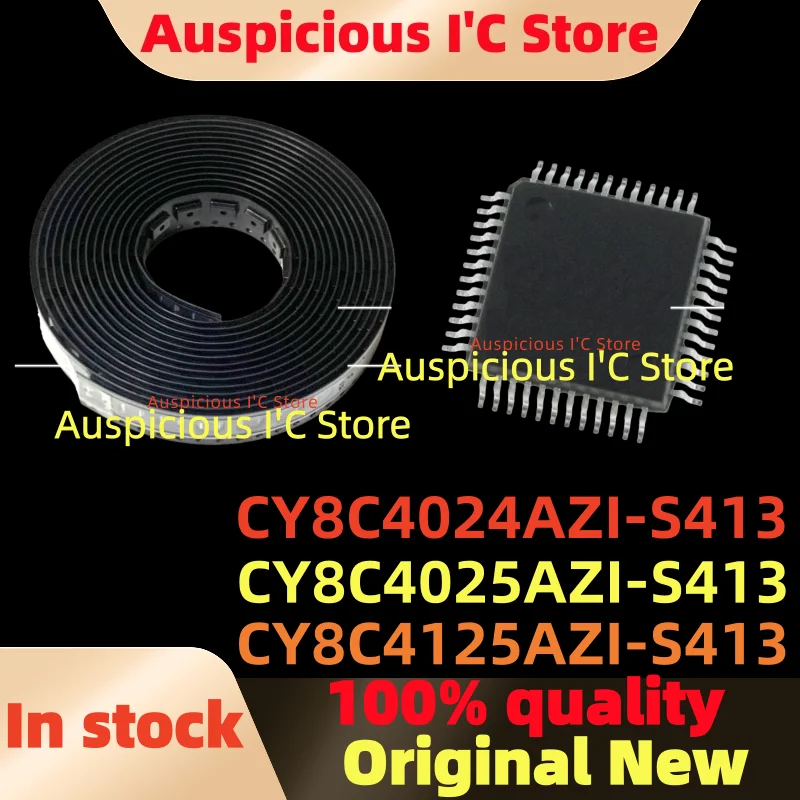 (5pcs)100%New CY8C4125AZI-S413 CY8C4025AZI-S413 CY8C4024AZI-S413 QFP-48