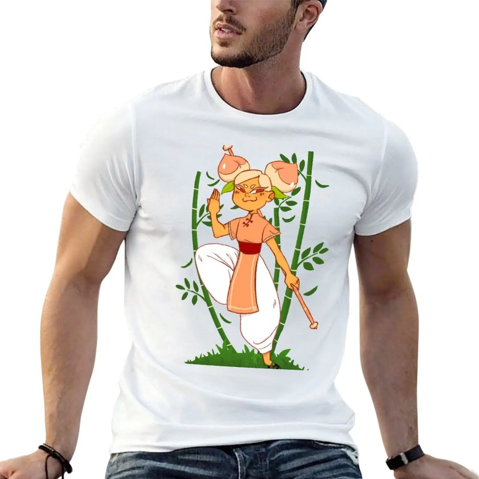 Peach Cookie T-Shirt korean fashion new gifts and t-shirts men clothings