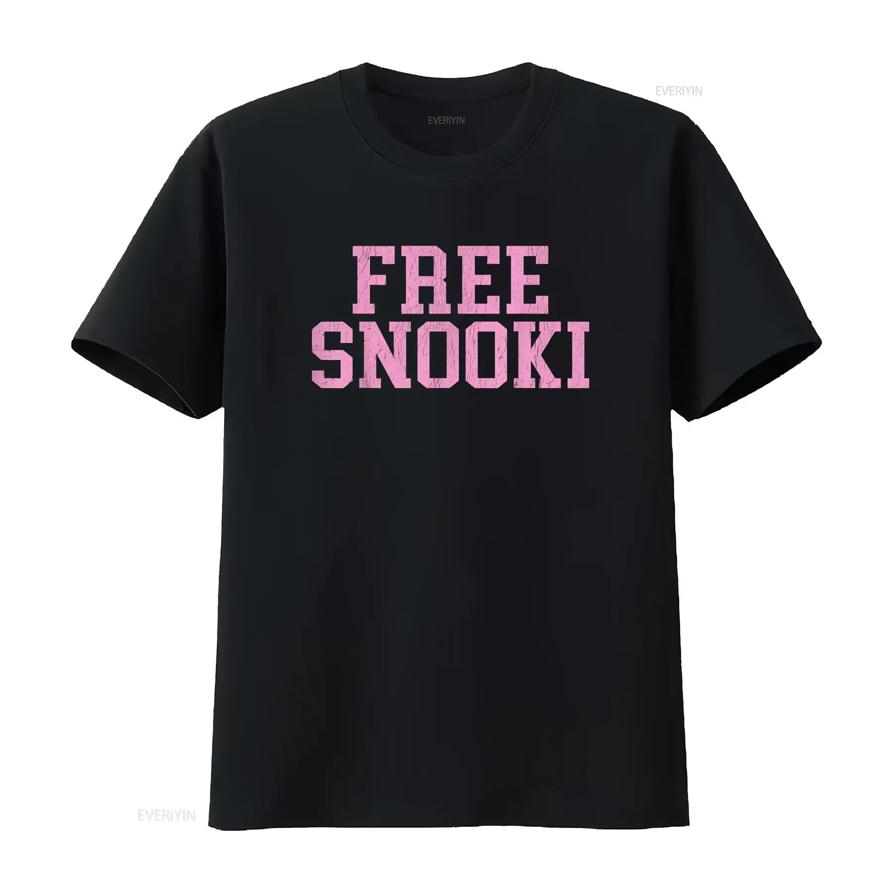 Free Snooki T Shirt vintage Washed Stylish graphic streetwear Slightly Unisex Stretched Soft Casual homme designer clothes