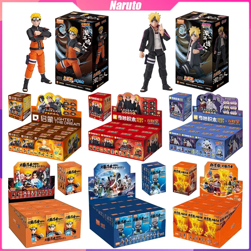 

Naruto Building Blocks Full Sets Anime Minifigures Desktop Decoration Puzzle Assembling Model Toy Birthday Gift for Boy and Girl