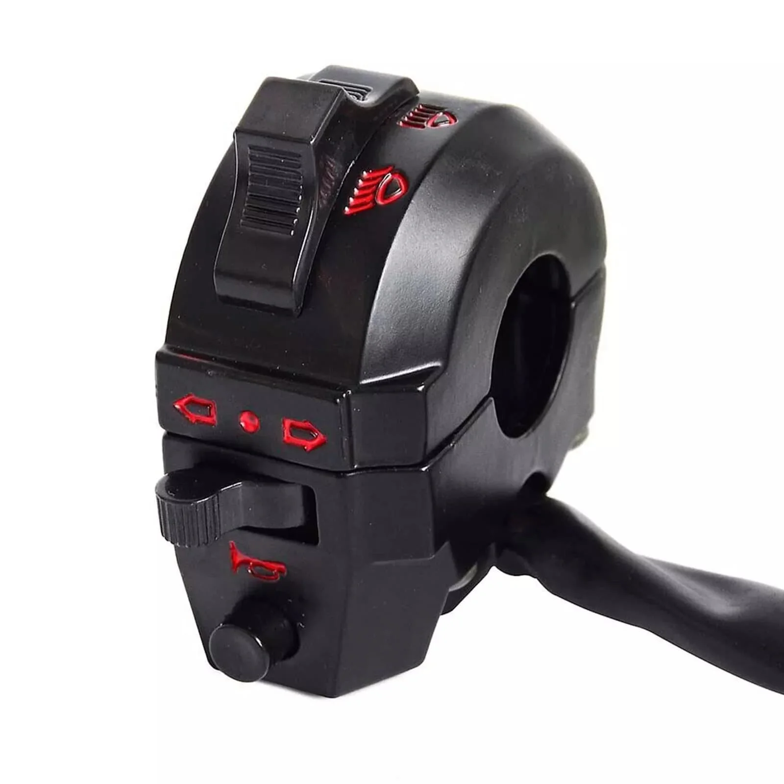 

Motorcycle Motorbike ATV Handlebar Left Side Control Switch High/Low Beam Light Turn Signal Horn Control Switches