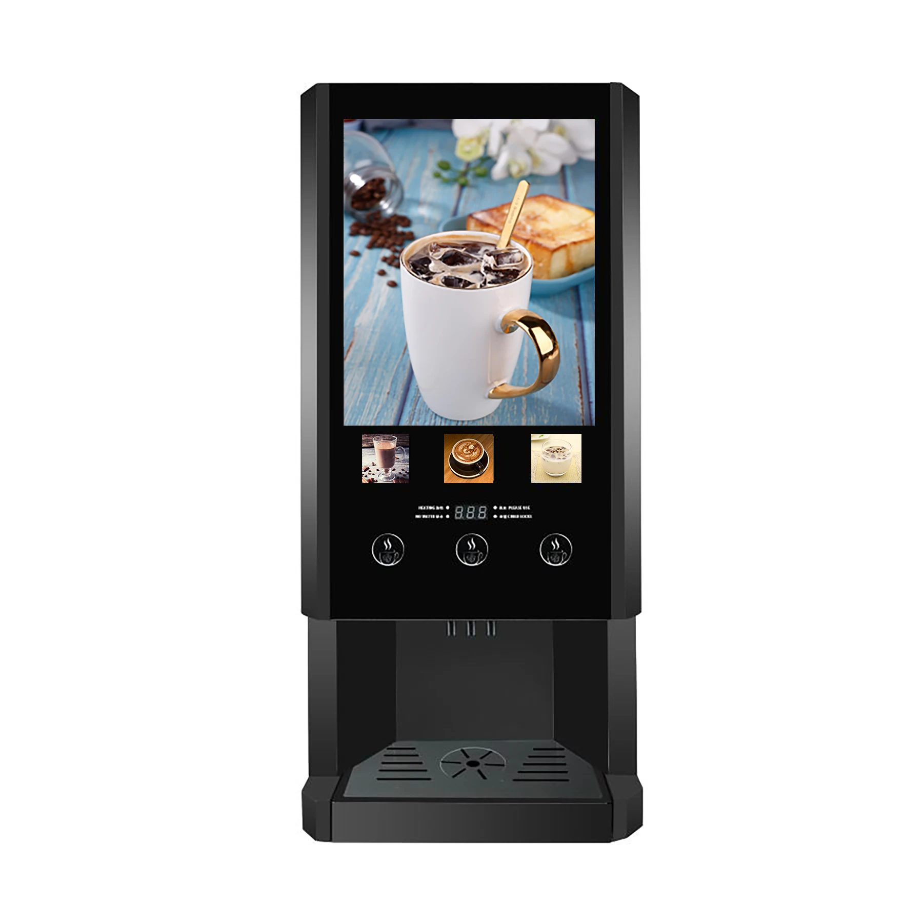 E30S 3 Milk Tea Vending Machine Fully Automatic Coffee Vending Machine