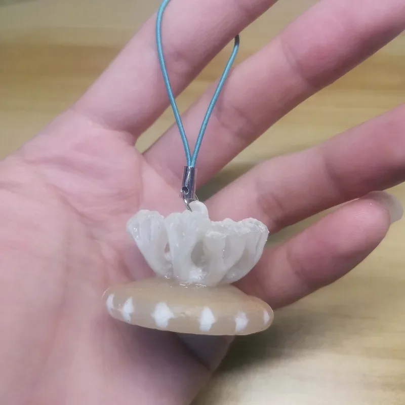 Jellyfish Gashapon Figure Keychain Kitan Club Japan Kawaii Aquarium Deep Sea Jelly Fish Capsule Toy Cute Anime Figurine Gift