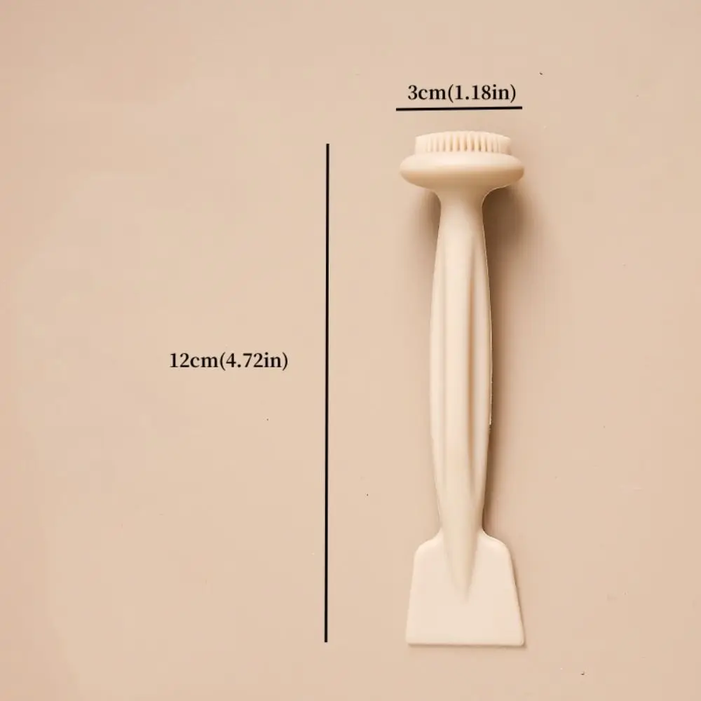 Brosse de masque facial en silicone souple, livres de soins de la peau multifonctions, outil de gIslande à double tête, boue, Assad