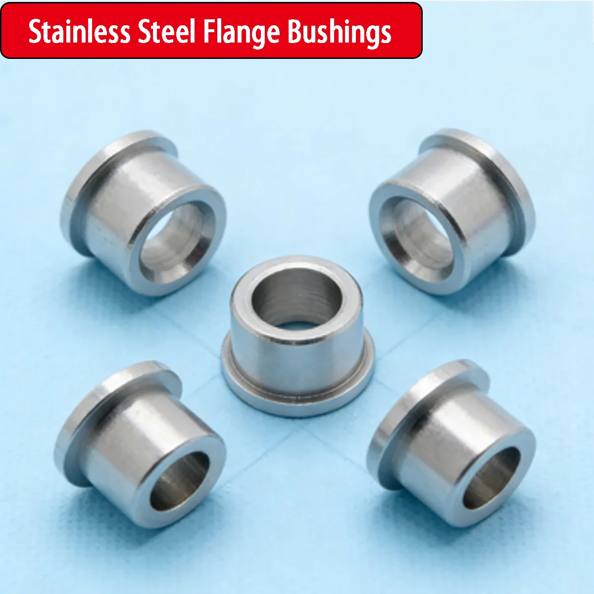 Picture 3: Stainless Steel Flange Bushings - Wear-Resistant Unthreaded Hollow Sleeves with Flange ID 5/6/8/10mm