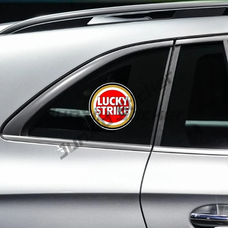 Creative Lucky Strike Car Sticker Motorcycle Bumper Trunk Laptop Window Vinyl Decals High Quality Car Decoration