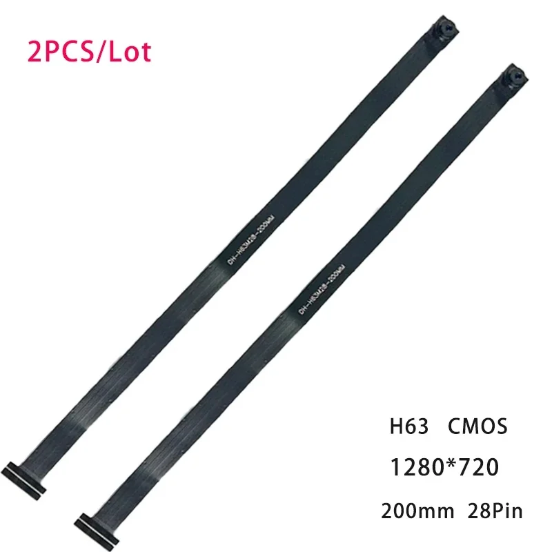 200mm H63 1MP Camera Module 1280*720 Fixed Focal Length 28-Pin DVP MIP I Interface Lens Cable