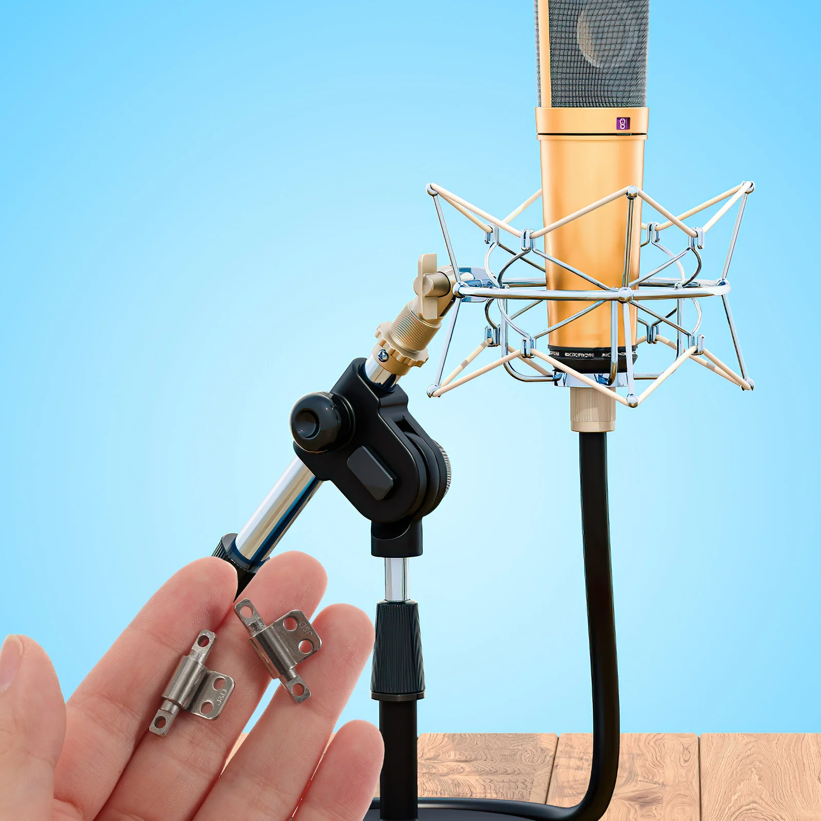 

2pcs Folding Bracket 360 Degree Torque Friction For Lcd Laptop Mounting Damping Pivot Hinge Small Reinforced Door Hinge