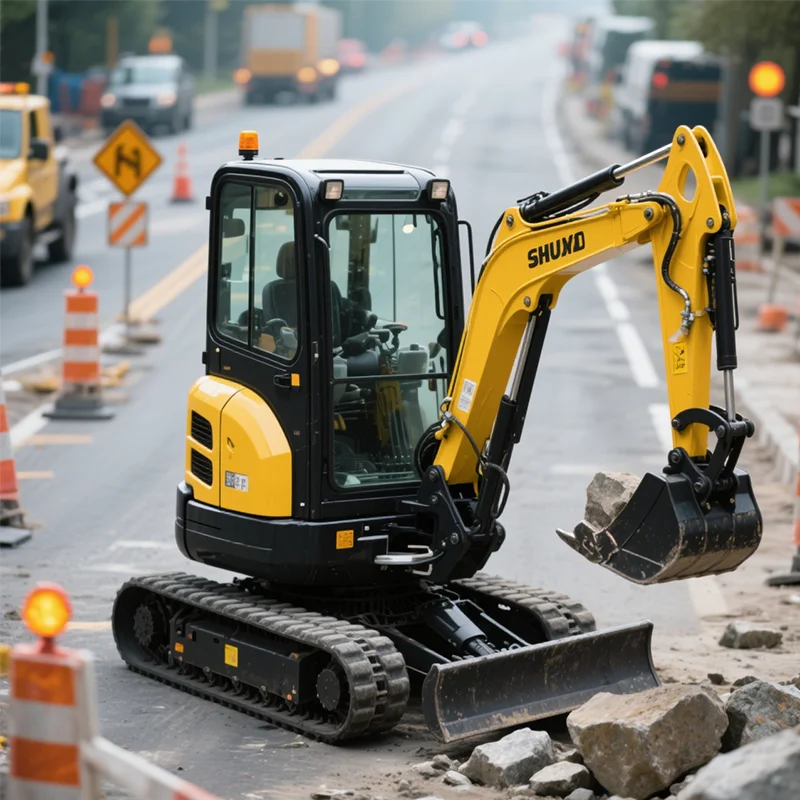 

Customized High Quality 2000kg Mini Excavator Wholesale Compact 1.8 Ton Mini Digger Household Hydraulic Mini Excavator Price