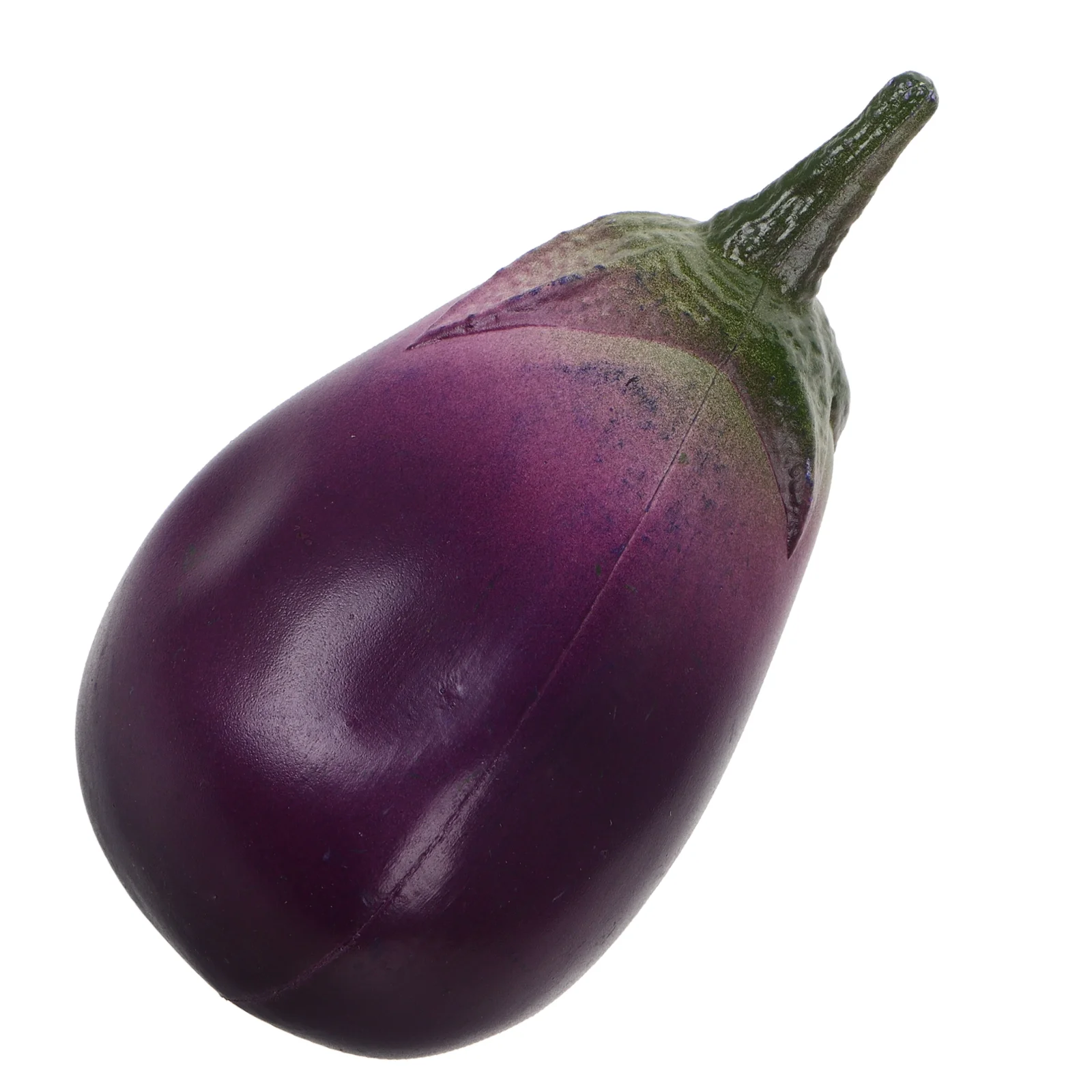 Simulated Eggplant Model Lifelike Display Vegetables Teaching Aids Faux Fake Plastic