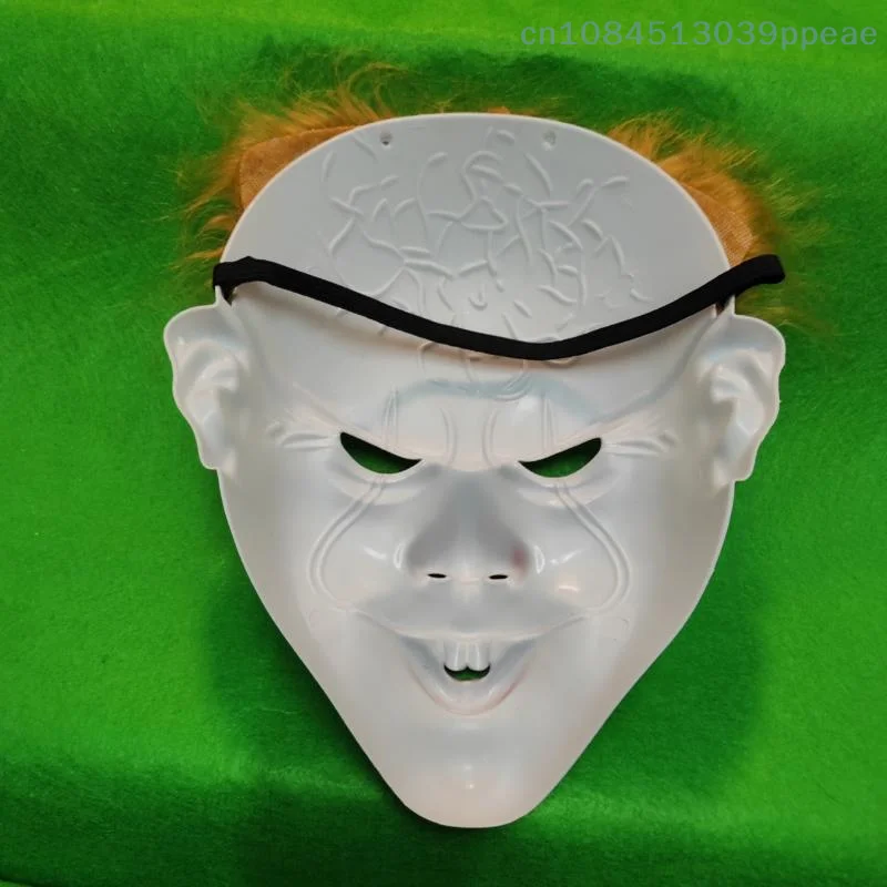 1 Stück Cosplay Horror Böser Dämon Clown Killers Latex Helm Gelbhaarige Gruselige Pennywise Joker Maske Halloween Party Kostüm Requisite