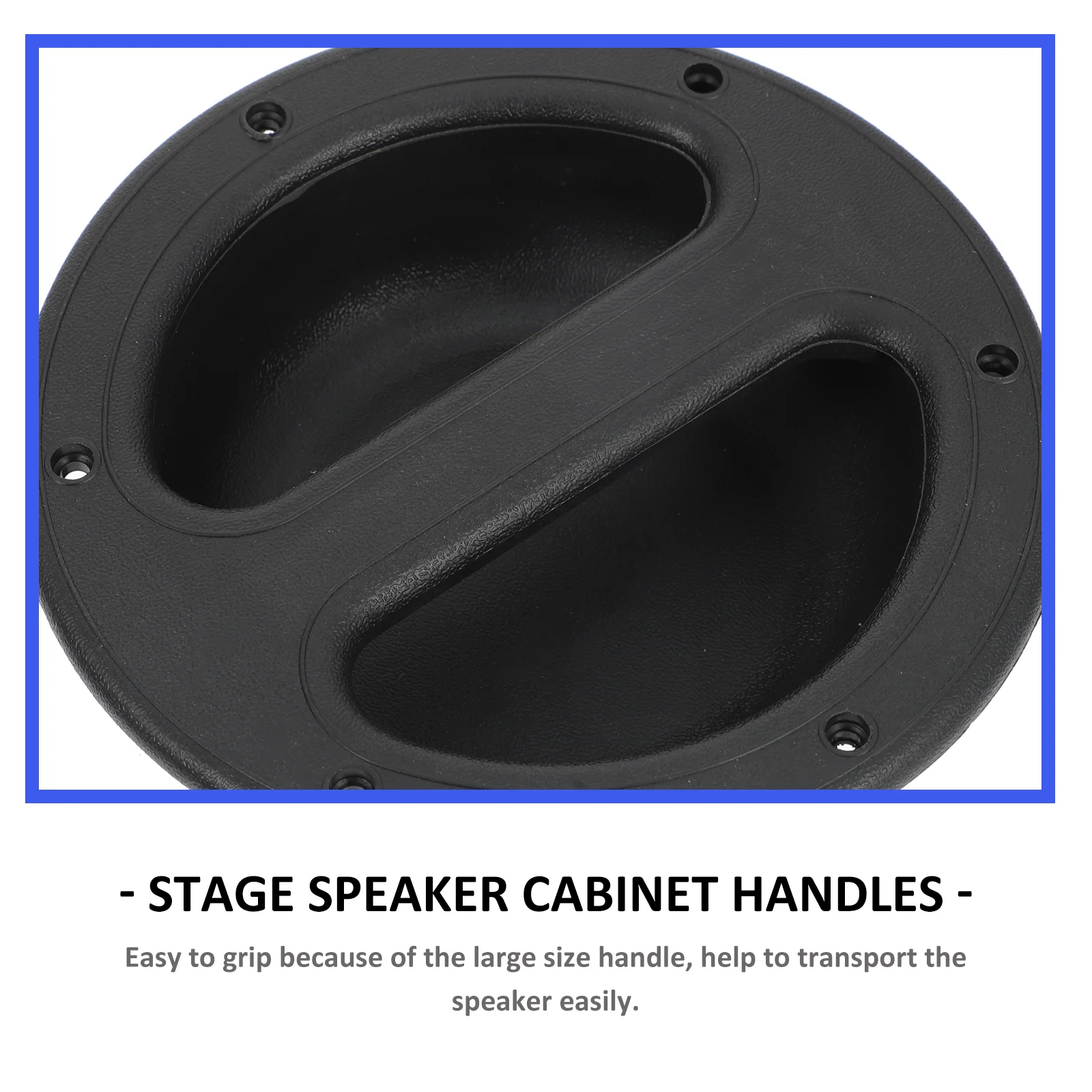 5 Pcs Speaker Handle Speakers Stage Cabinet Handles Loudspeaker Accessories Furniture Abs Audio Recessed