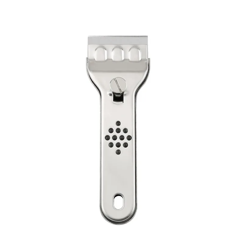 Multifunctional Stainless Steel Cleaning Scraper Kitchen Tile Stain Remover Tool Floor Wall Cleaning Blade view 5