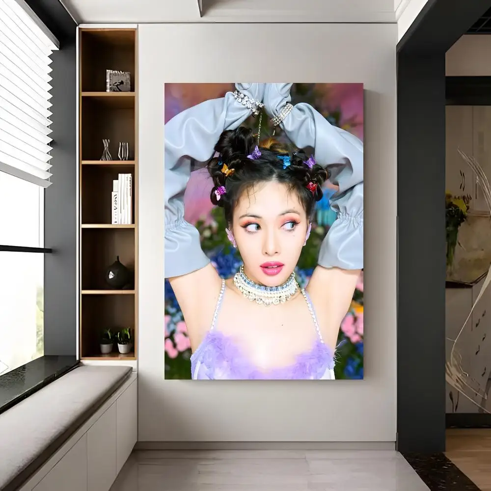 Pop Singer K-kim Hyun A Poster Modern Wall Decor Collection for Home Design