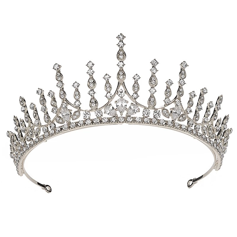 Bridal Rhinestone Crown Wedding Accessories Wedding Dress Hair Accessories Stage Performance Crown Birthday Headwear