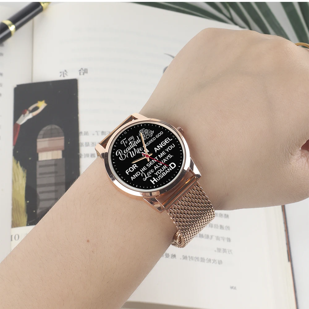 นาฬิกาข้อมือผู้ชายหรูหรา หน้าปัด 45/38 มม. สีโรสโกลด์ พร้อมกล่องนาฬิกา นาฬิกาข้อมือผู้ชายระดับไฮเอนด์ สีดำ ของขวัญสำหรับผู้หญิง