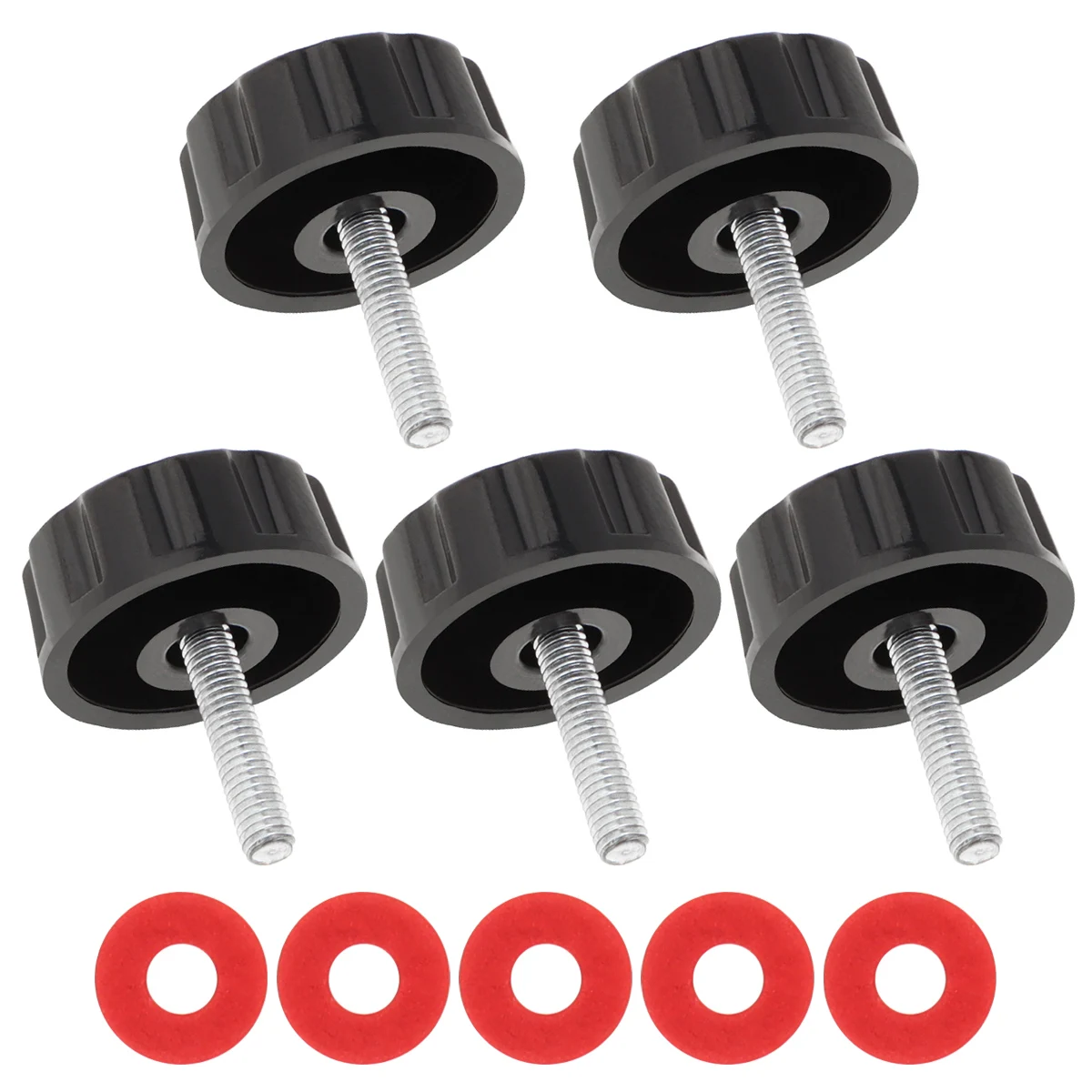 5pcs Fishing Reel Handle Screw Caps for Spinning Reel Crank Power Foldable Wheels Rocks Arm Handle Knob Accessories