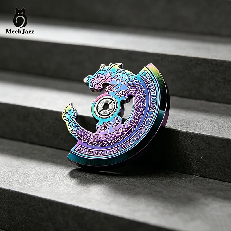 MechJazz Dragon Pattern Automatic Rotor, Engraved Oscillating Weight for Seiko NH35/NH36 Movement, Watch Modification Parts