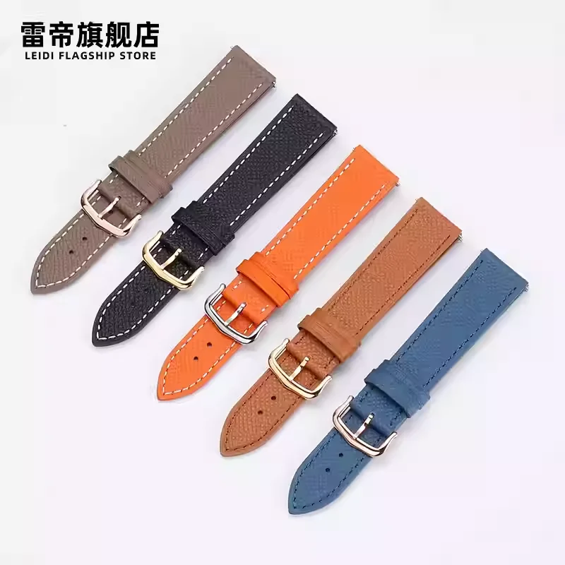 First layer of cowhide Genuine leather watch strap Quick release universal watch band for Omega Casio Longines IWC Hermes belt