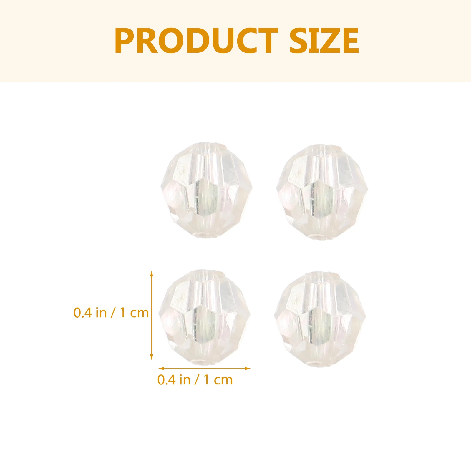 

100 шт., кристально прозрачные круглые квадратные бусины-разделители для изготовления ювелирных изделий своими руками, ожерелье, браслет, декоративные свободные бусины