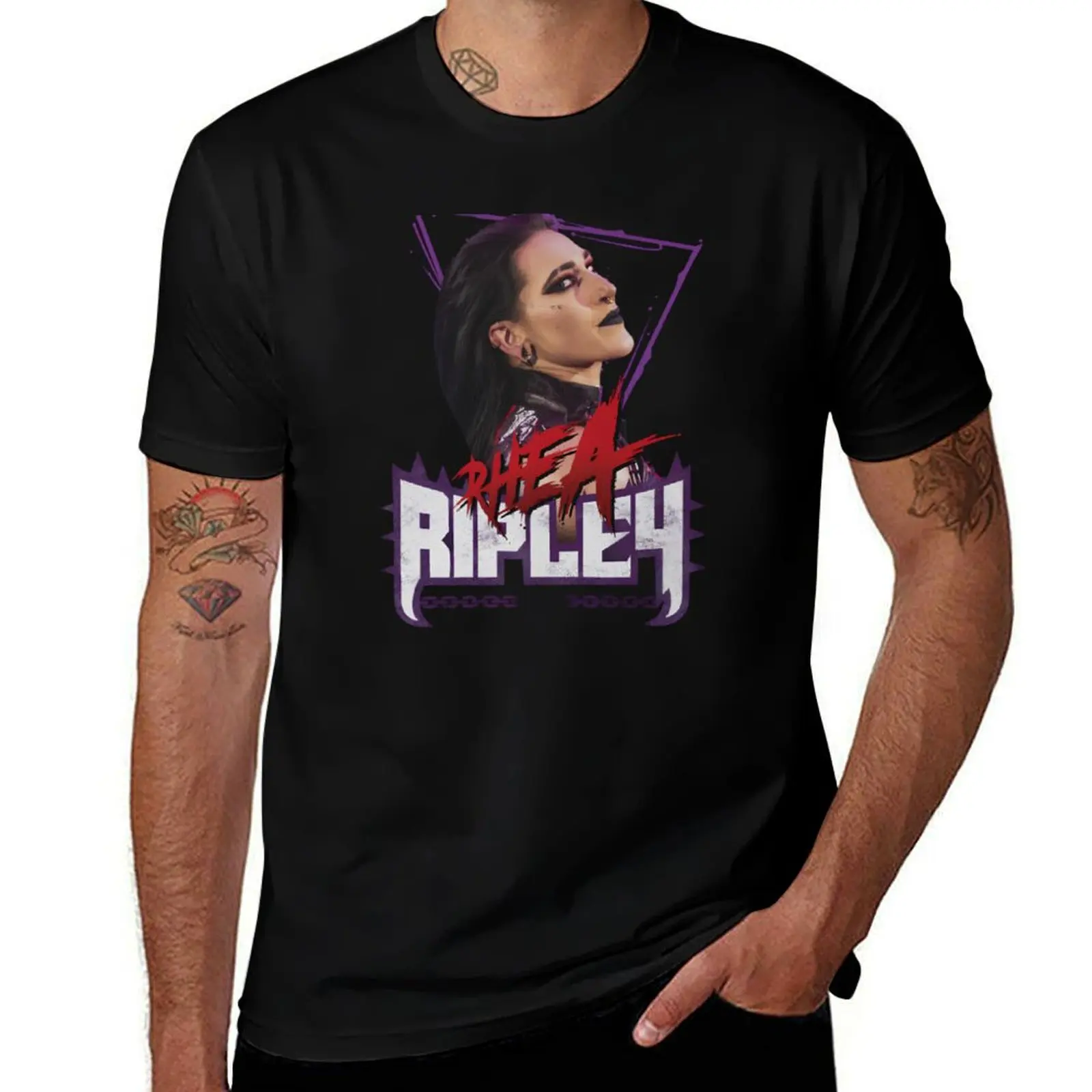 

Rhea Ripley Grunge T-Shirt Personalized t-shirt blanks man clothes anime fitted t shirts for men