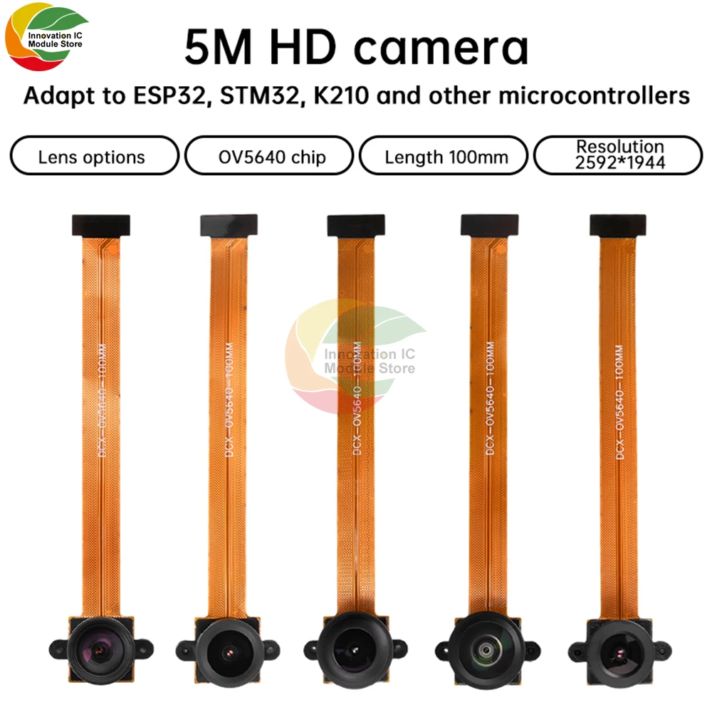 OV5640 Camera Module New 78MM Auto Focus AF High-definition 5 Million Pixels 68 72 120 160 Degree 24PIN DVP Interface